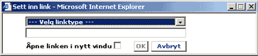 Viser linkfunksjonen